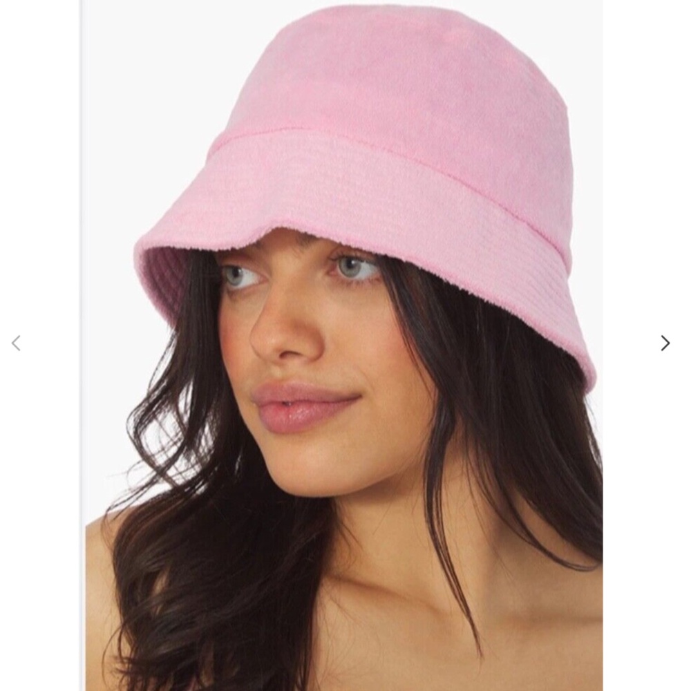 NWT WEWOREWHAT Baby ZNF Pink Towel Terry Bucket Hat One Size